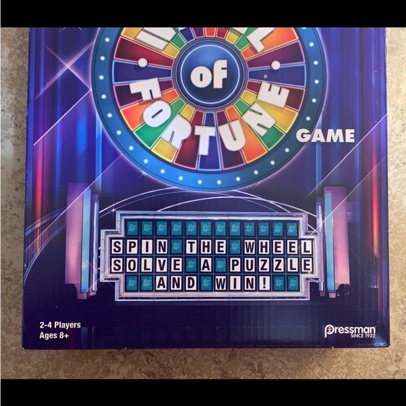 New! Wheel of Fortune Board Game “Pressman” - Picture 3 of 4